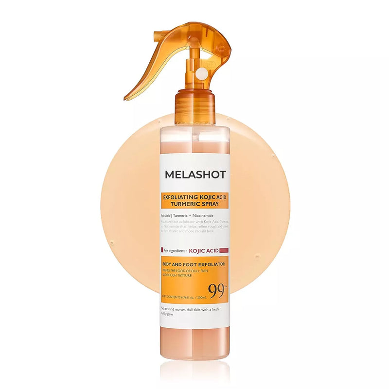 Melashot – Spray Esfoliante Corporal Que Clareia Manchas e Deixa a Pele Lisa e Iluminada em Minutos (Oferta Exclusiva)