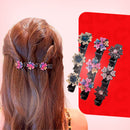 Presilha De Cabelo Cristais Florais